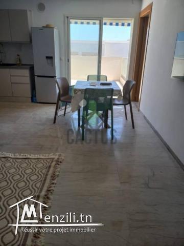 Location EstivaleS2 dans une résidence avec piscine à Cité El Wafa Nabeul.