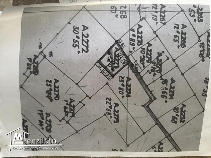 Terrain de 310 m² à Nabeul