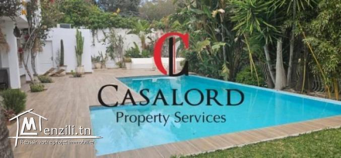 Luxueuse villa meublée à Gammarth Supérieur