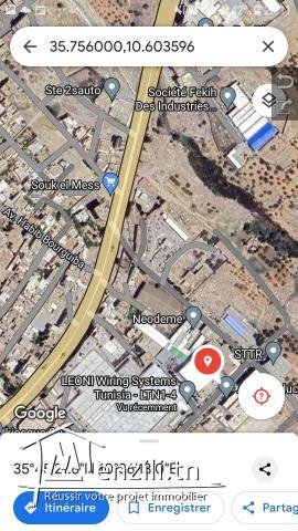 Terrains 12000 m2/2000 m2/1500 m2/1000 m2 à vendre sans courtage