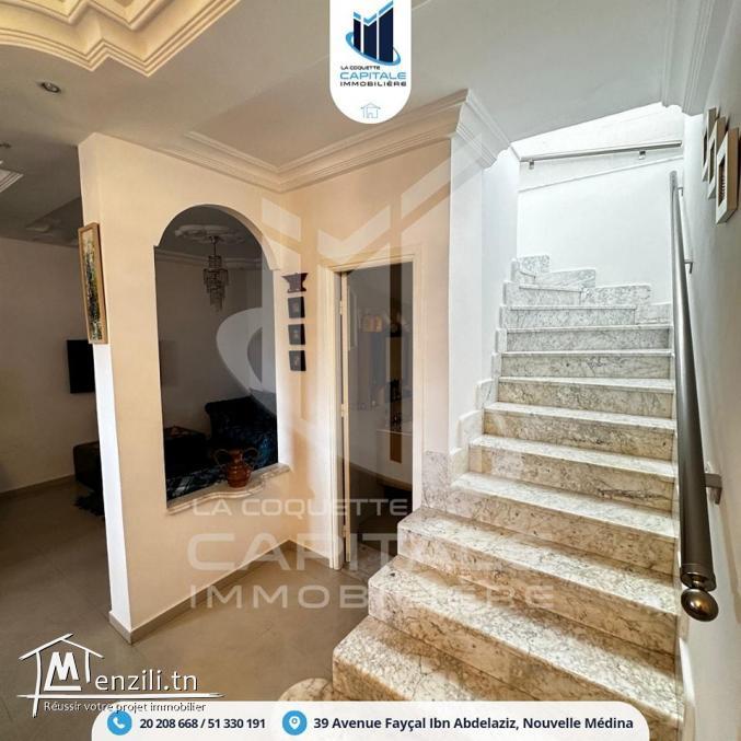 À Vendre: Superbe duplex S+3 à Nouvelle Madina Sidi mesbeh