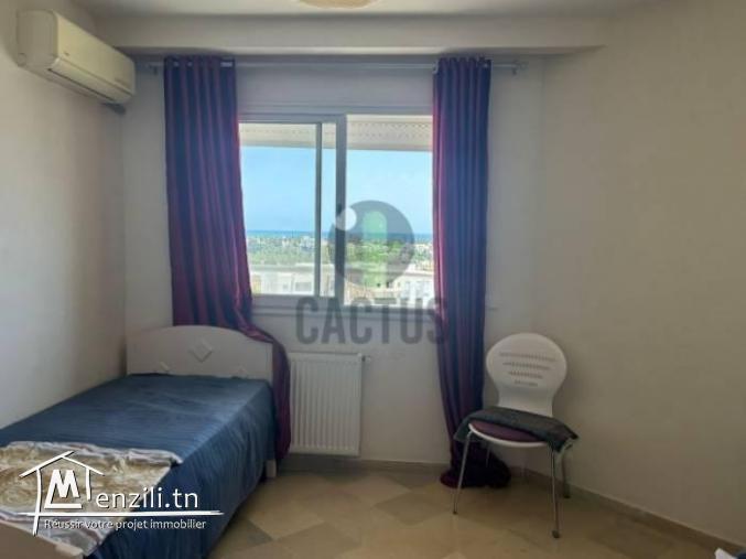 Location vacances  S2 dans une résidence vue sur mer à Cité el Wafa Nabeul.