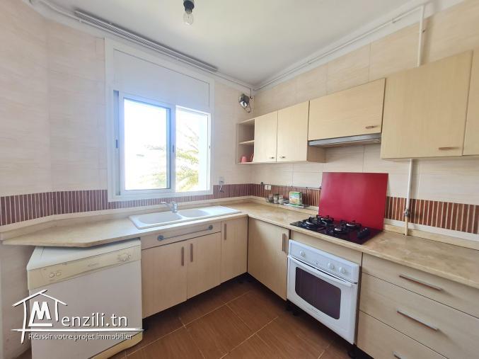 Appartement situé à la Marsa de 112 m² à louer .