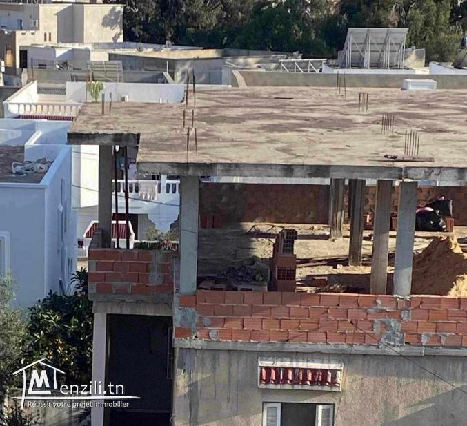Étage d'une villa en cours de construction prix négociable