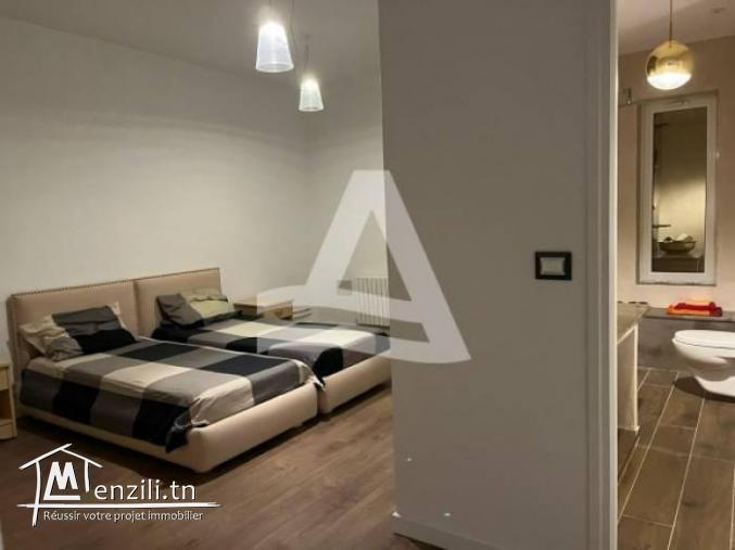 Location d'un Duplex S2 meublé avec piscine à Gammarth