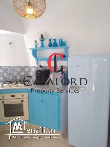 maisonnette de charme S1 meublée à Sidi Bou Said