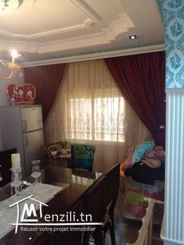 La maison bâtie sur un terrain d'une superficie de 218 m²  à kelibia