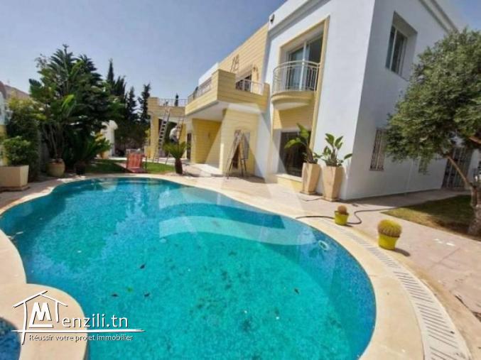 Une villa à louer à Gammarth