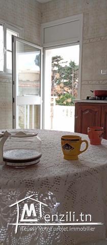 S+2 meublé climatisé à la Corniche Bizerte