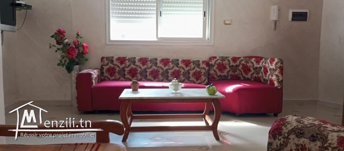 S+2 meublé climatisé à la Corniche Bizerte