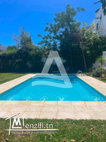 Location d'une  Villa à Gammarth