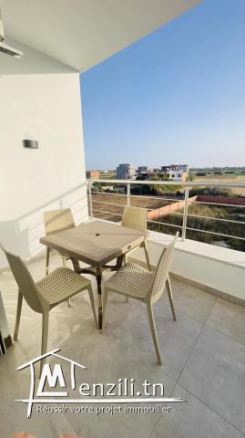 A louer un appartement s+2 meublé à hamem el ghzez