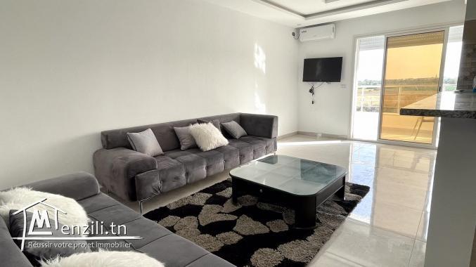 A louer un appartement s+2 meublé à hamem el ghzez