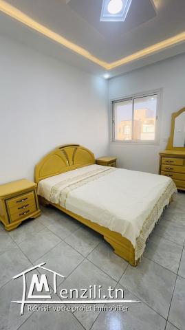 A louer un appartement s+2 meublé à hamem el ghzez