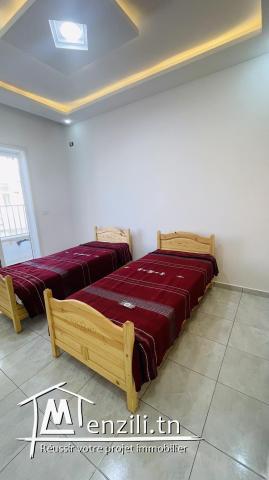 A louer un appartement s+2 meublé à hamem el ghzez