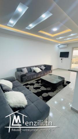 A louer un appartement s+2 meublé à hamem el ghzez