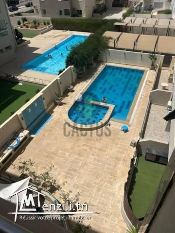 appartement  est situé dans une résidence  avec piscine NABEUL