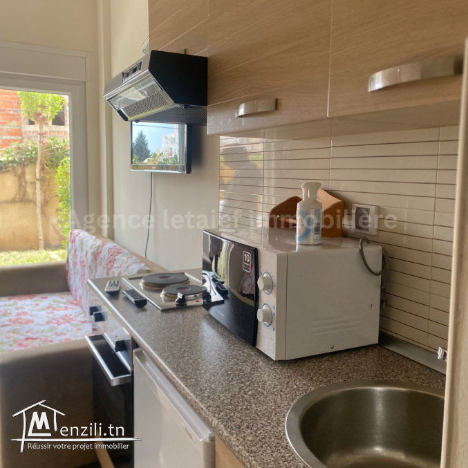 Un très beau studio S+0 richement meublé à les dunes