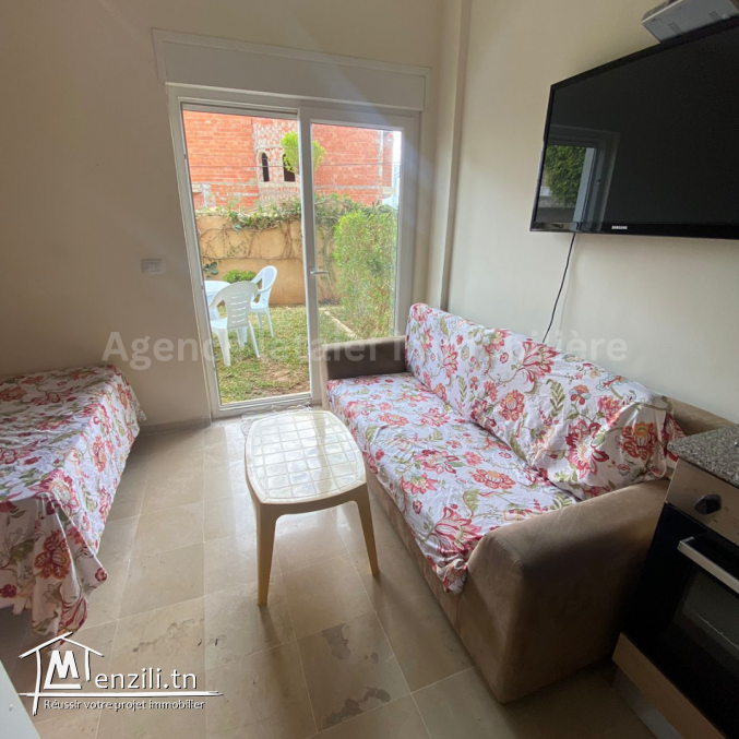 Un très beau studio S+0 richement meublé à les dunes