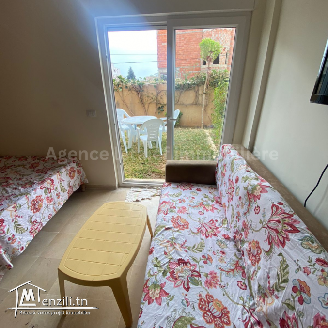 Un très beau studio S+0 richement meublé à les dunes