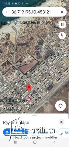 Deux lots de terrain à Plage Ejjahmi Soliman