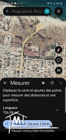 Deux lots de terrain à Plage Ejjahmi Soliman