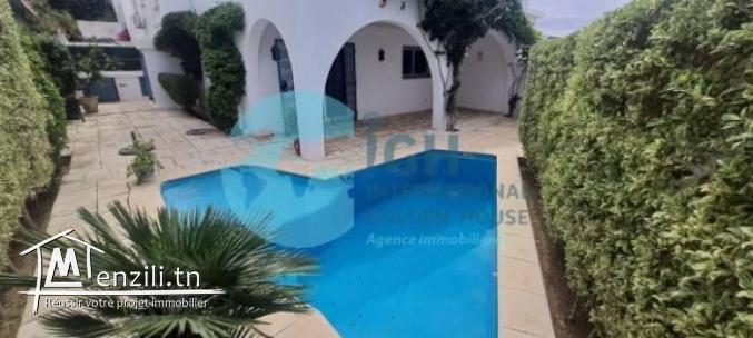 A LOUER UN DUPLEX MEUBLE AVEC PISCINE AU GOLDEN TULIPE GAMMARTH