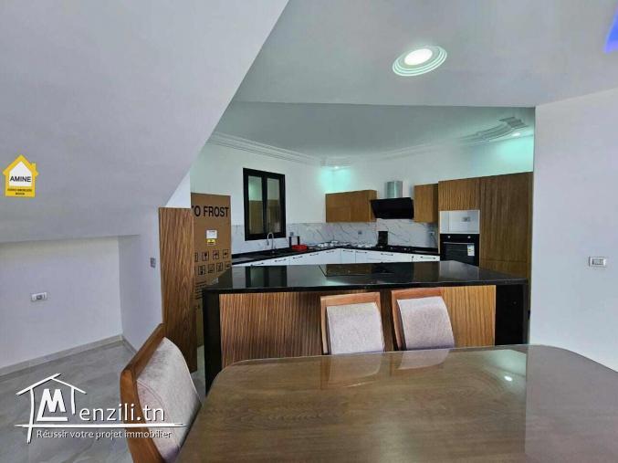 villa avec piscine meublée vue sur mer à Tezdaine Djerba pour vos vacances d’été Djerba 2024