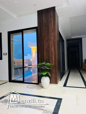 agréable villa avec piscine