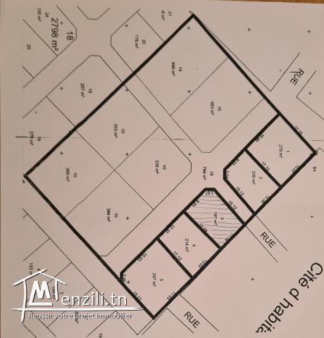 lot de terrain Nlle Medina