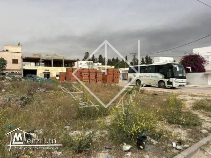 Terrain à vendre de superficie 418m2 situé dans un quartier calme