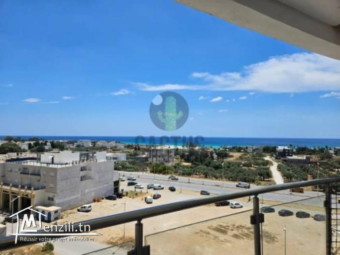 Location vacances  S1 vue  de mer  dans une résidence avec piscine à Cité el Wafa Nabeul.