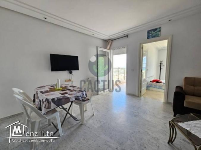 Location vacances  S1 vue  de mer  dans une résidence avec piscine à Cité el Wafa Nabeul.