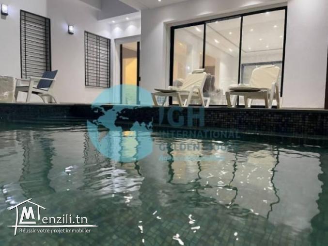 À LOUER UNE VILLA S5 PROCHE DE LA PLAGE AVEC PISCINE À DAR ALLOUCH