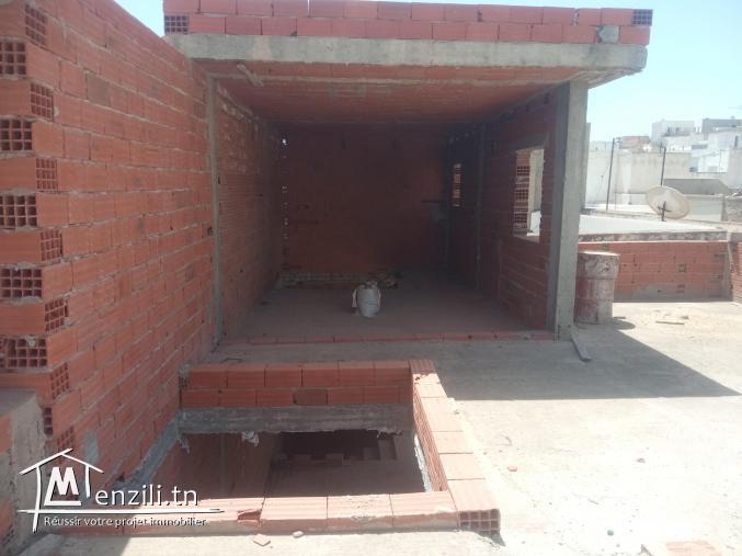 Deux étages en construction