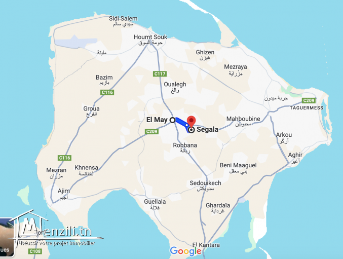 Studio meublé à Jerba