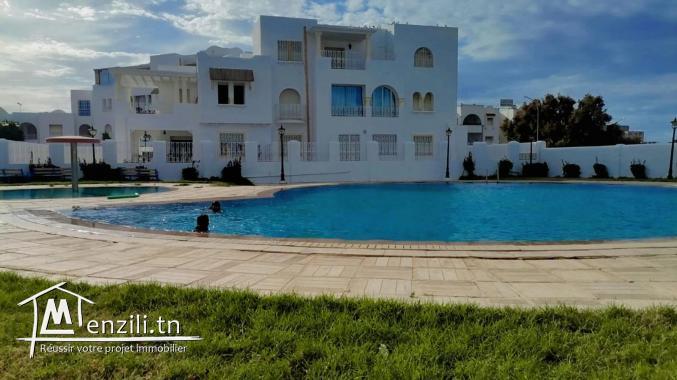a louer appartement  s+3 à résidence neserine  yasmine hammamet