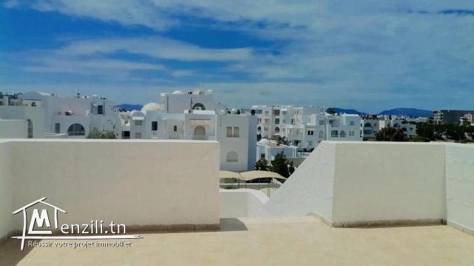 a louer appartement  s+3 à résidence neserine  yasmine hammamet