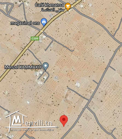 ارض للبيع في جربة مساحة  6111 متر مربع