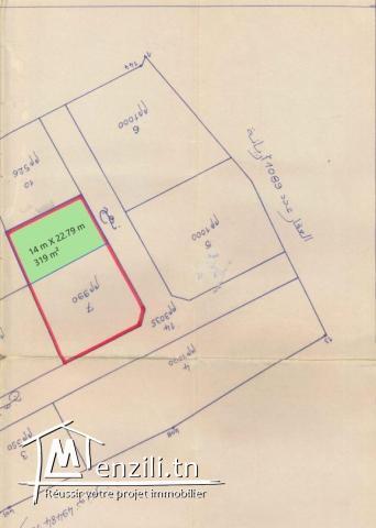 terrain a Enasr proximité clinique Ennasr