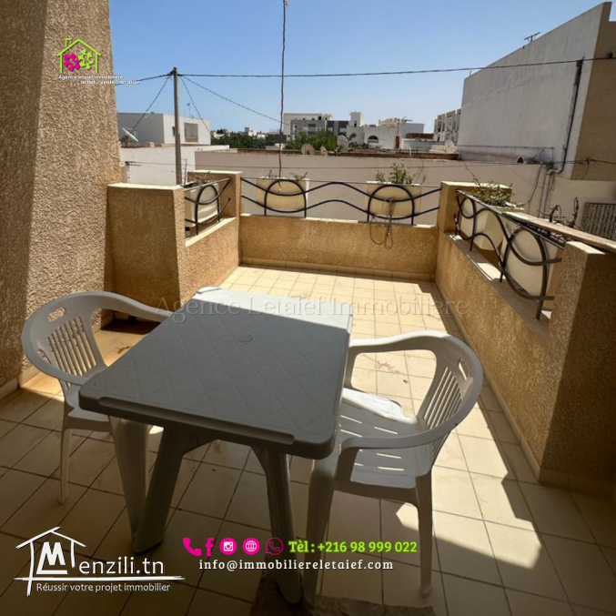 Un très beau studio S+1 richement meublé à les dunes