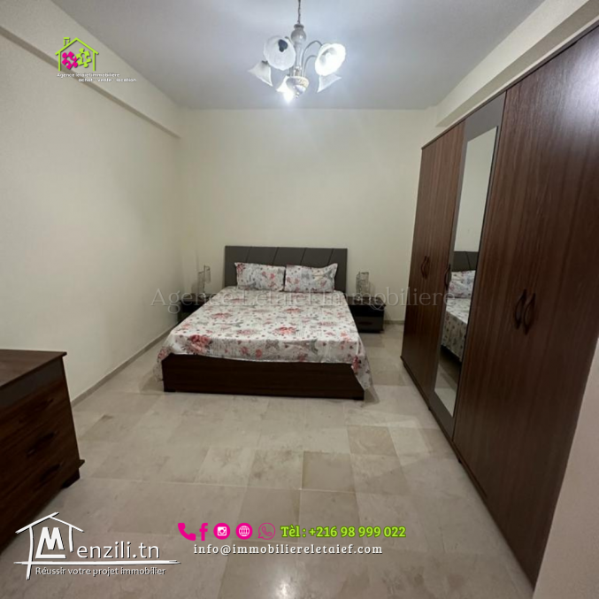 Un très beau studio S+1 richement meublé à les dunes