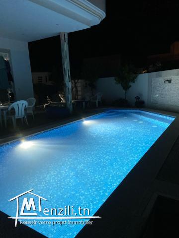 Villa avec cheminée