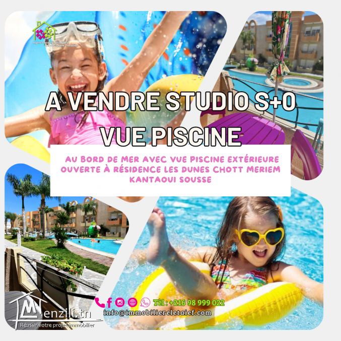 Un très beau studio S+0 richement meublé 98 999 022 ☎️