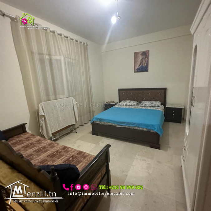 Un très beau studio S+1 richement meublé Vue Piscine