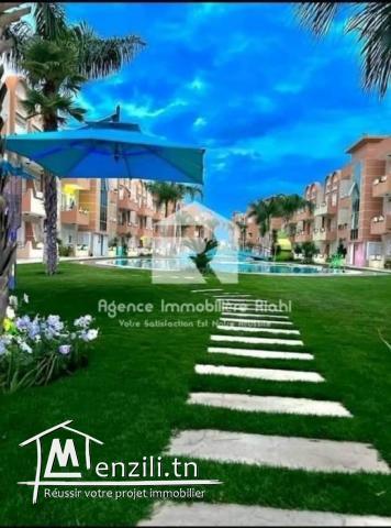 À Louer ( Court durée) un appartement S2 meublé situé à Chatt Meriem-sousse