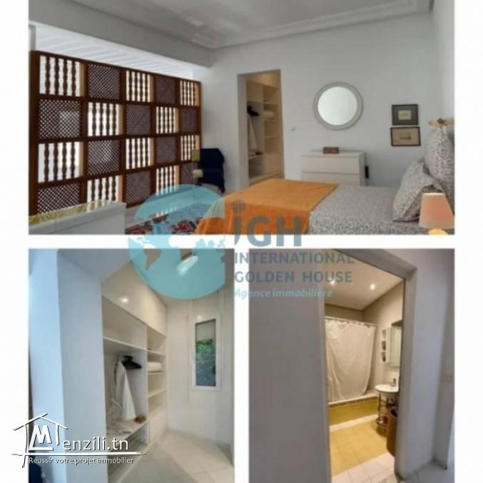 A LOUER UN LOFT S1 MEUBLE AVEC JARDIN A LA SOUKRA