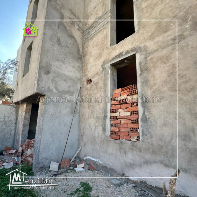 belle villa inachevée à vendre#hautstanding . #situe À #sahloul