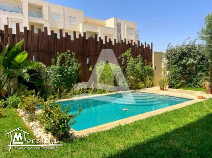 Appartement avec piscine et jardin à louer à  Gammarth