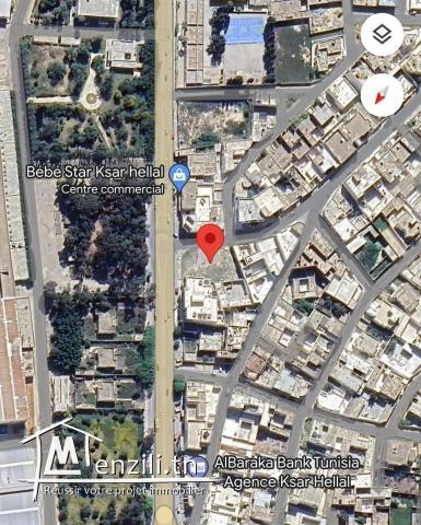 Terrain à Vendre - 789m² à Ksar Hellal, Avenue Habib Bourguiba